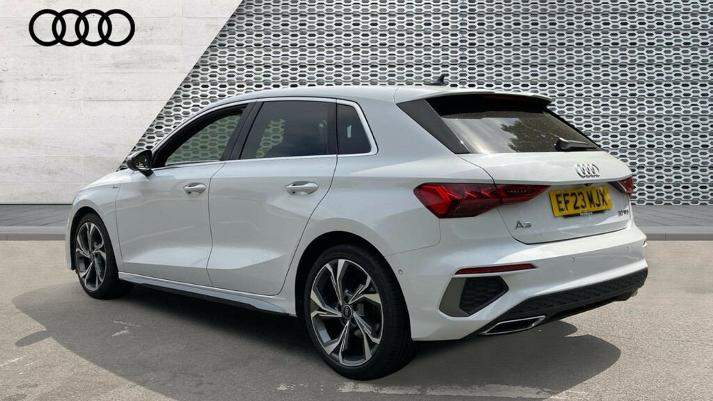 Audi A3 A3 30 Tfsi S Line S Tronic Comfortsound EF23MJX White #3
