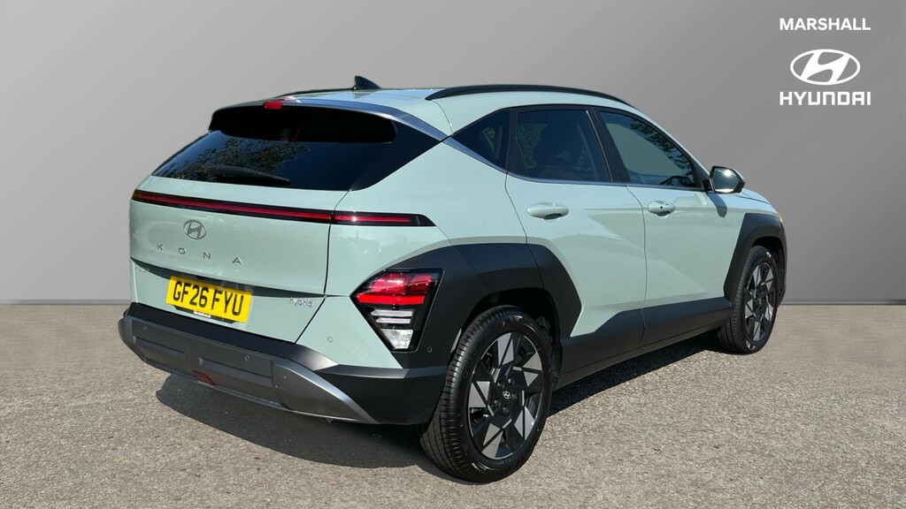 Hyundai Kona Kona 1.6 Hybrid 138 Ultimate Dct GF26FYU Green #3