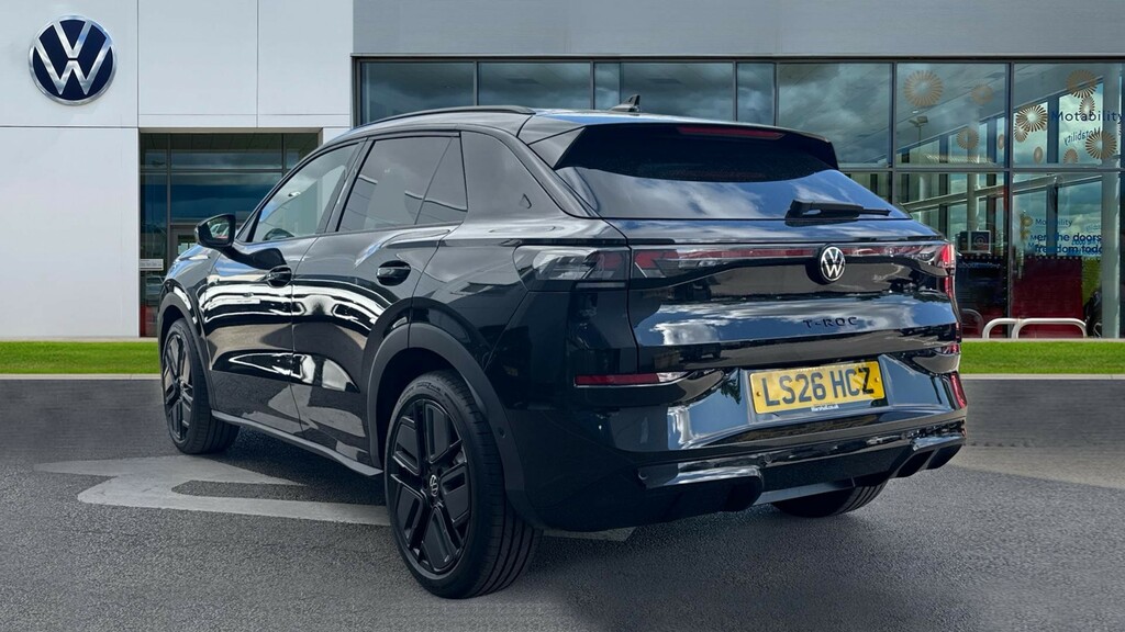 Volkswagen T-Roc Volkswagen T-roc Hatchback 1.5 Etsi 150 R-line LS26HCZ Black #3