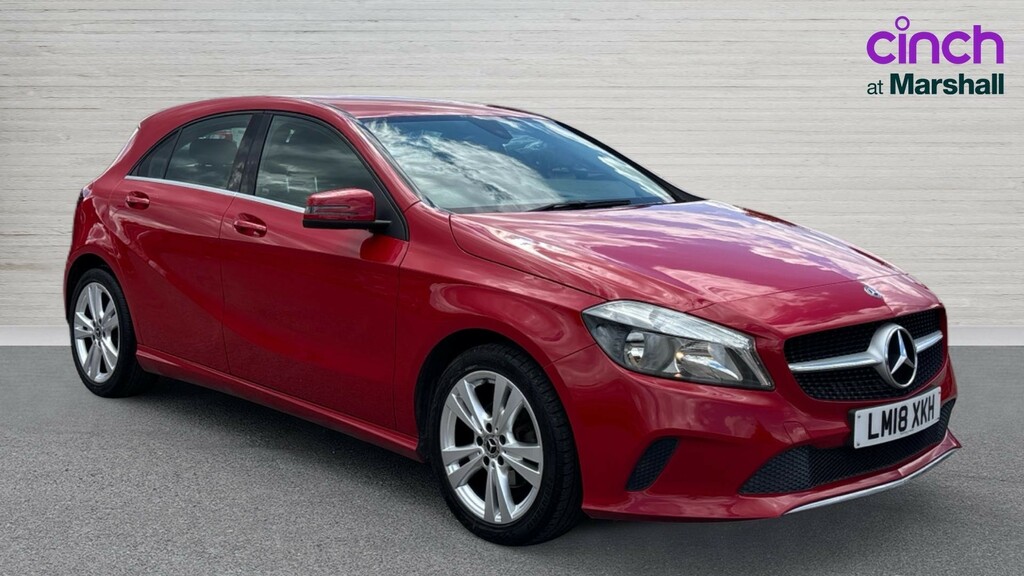 Mercedes-Benz A Class A Class A180d Sport Red