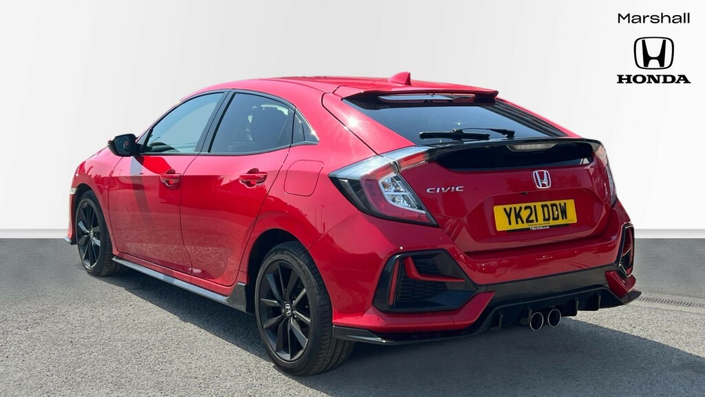 Honda Civic Civic 1.5 Vtec Turbo Sport Red #3