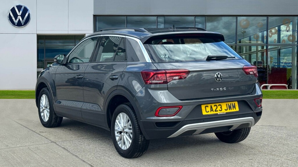 Volkswagen T-Roc T-roc 1.5 Tsi Life Dsg CA23JWM Grey #3