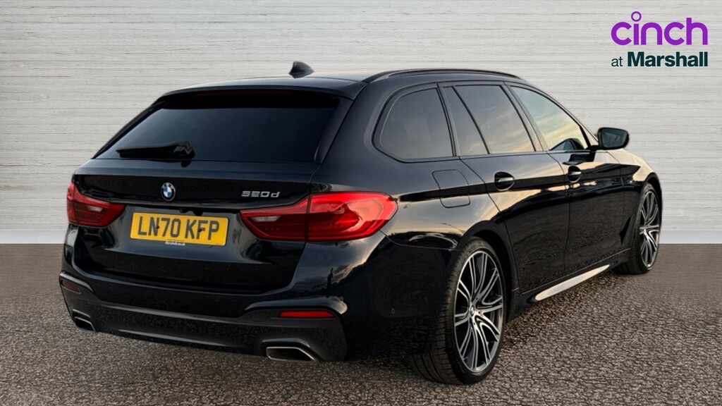 BMW 5 Series 5 Series 520D Mht M Sport LN70KFP Black #3