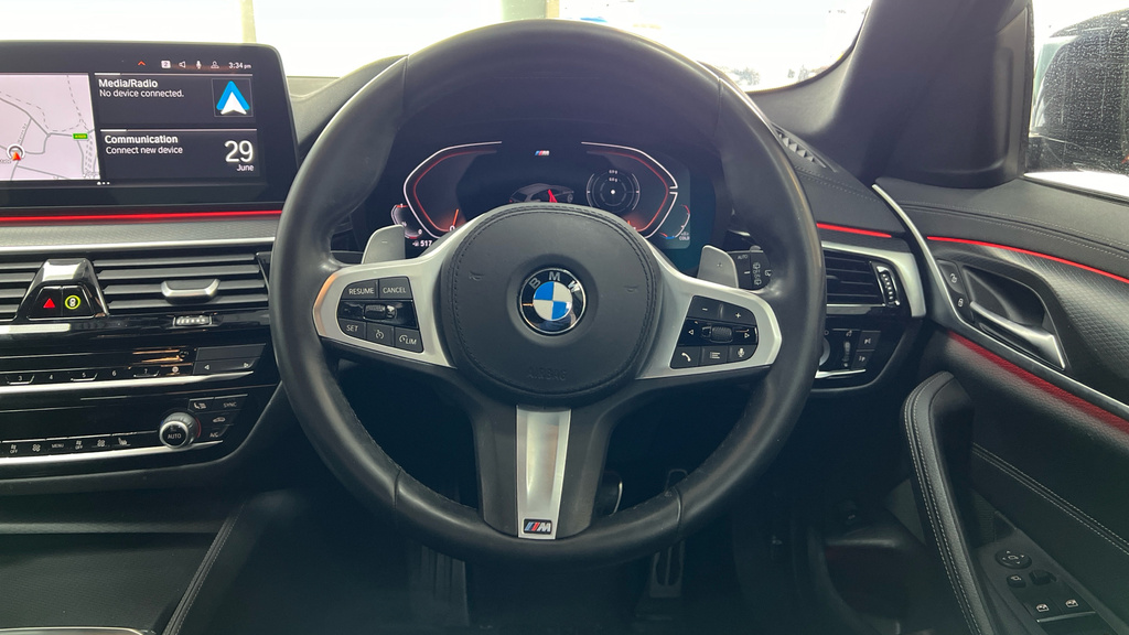 BMW 5 Series 5 Series 520D Mht M Sport Step Black #5