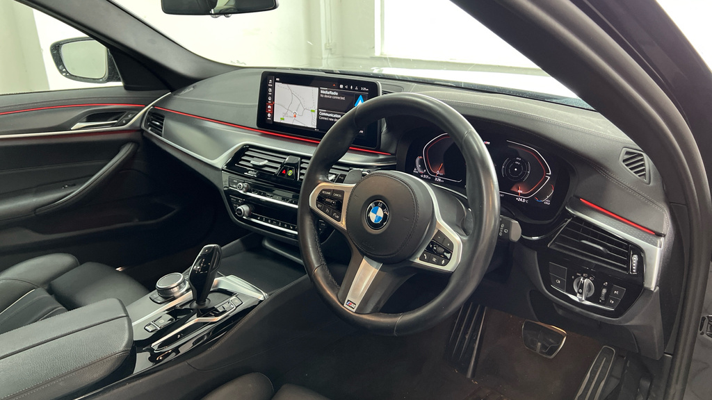 BMW 5 Series 5 Series 520D Mht M Sport Step Black #6