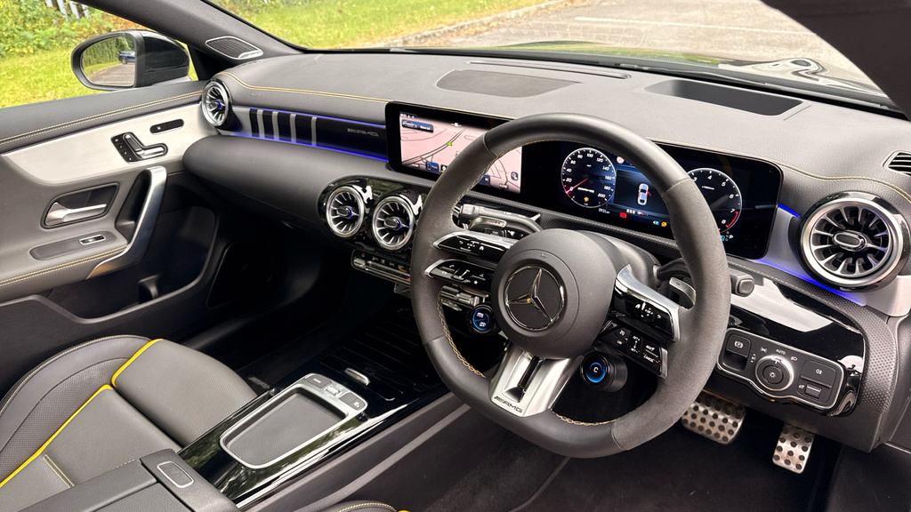 Mercedes-Benz CLA Class Cla 45 S 4Matic Plus Tip YN75OAM Black #3