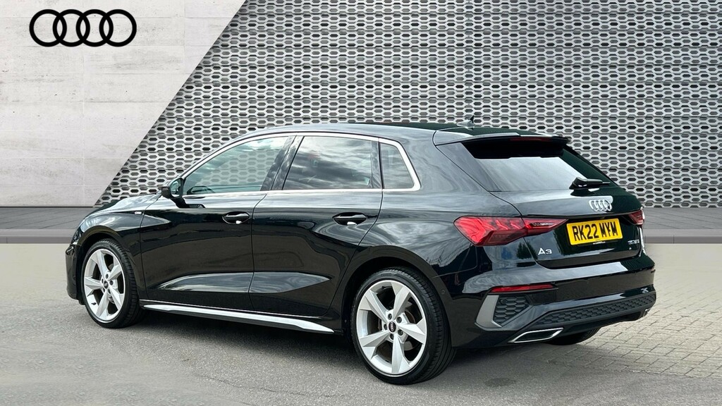 Audi A3 A3 35 Tfsi S Line S Tronic RK22MYM Black #3