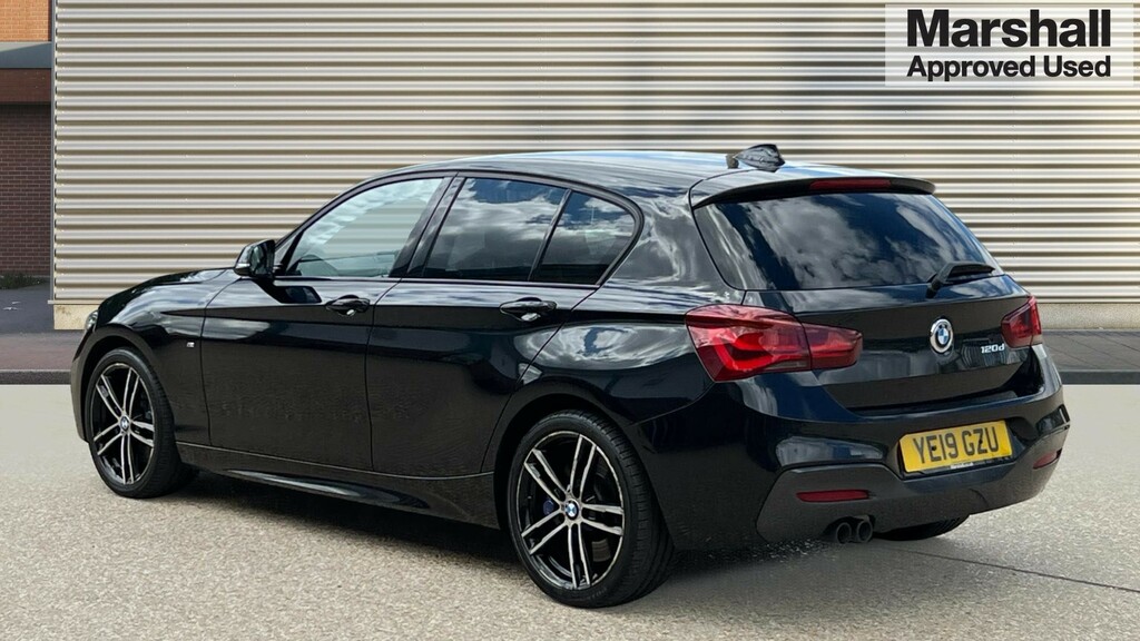 BMW 1 Series 1 Series 120D M Sport Shadow Ed Step YE19GZU Black #5