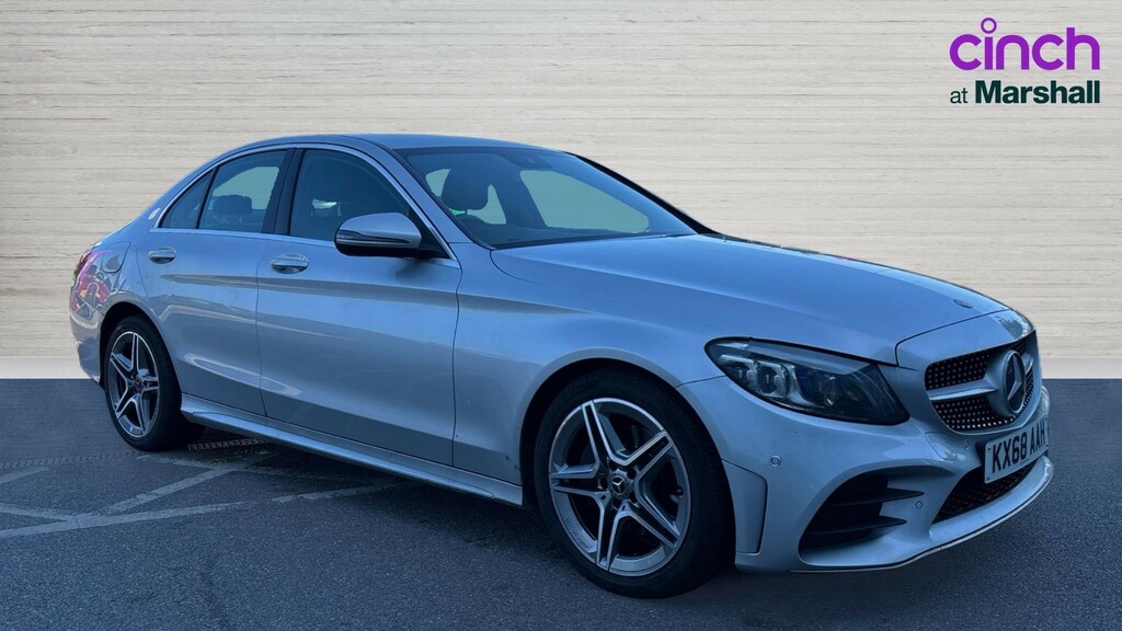 Mercedes-Benz C Class C Class C220d Amg Line Premium 9G-tronic Silver