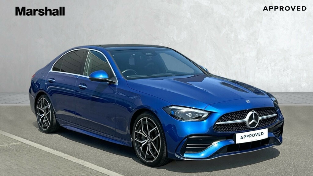 Mercedes-Benz C Class C Class C300 Amg Line Premium Plus 9G-tronic Blue