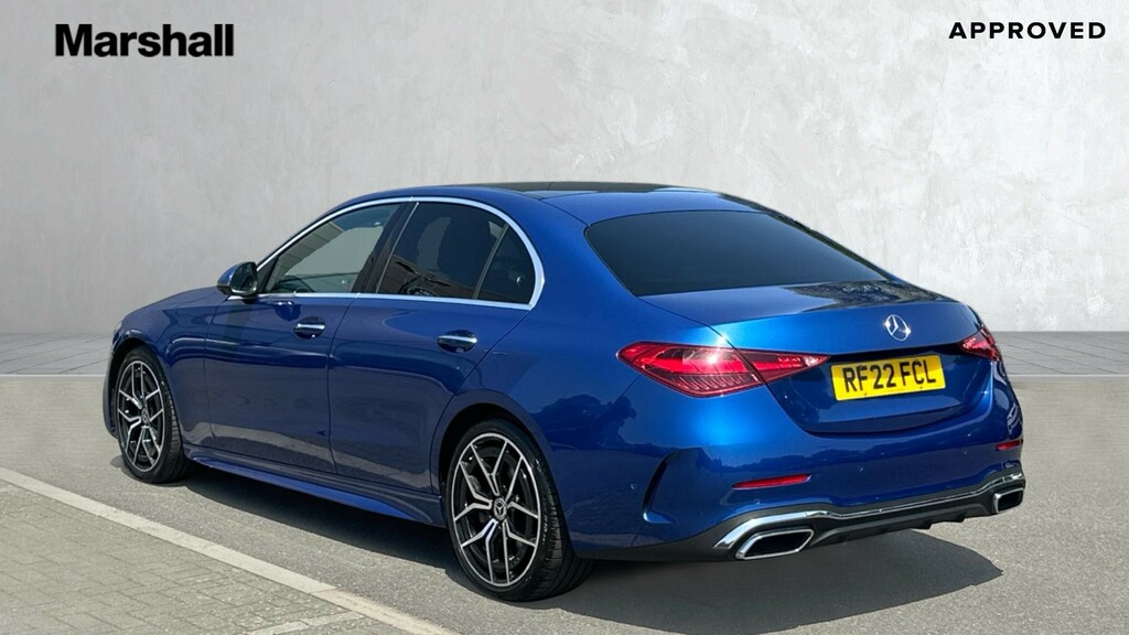Mercedes-Benz C Class C Class C300 Amg Line Premium Plus 9G-tronic RF22FCL Blue #2