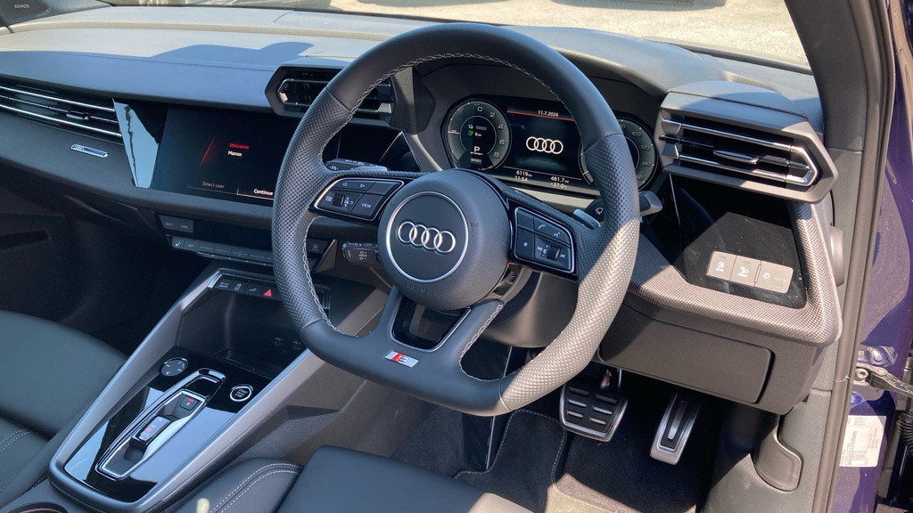 Audi A3 A3 1.5 Tfsi E 204 Black Edition S Tronic LN26NCX Blue #6