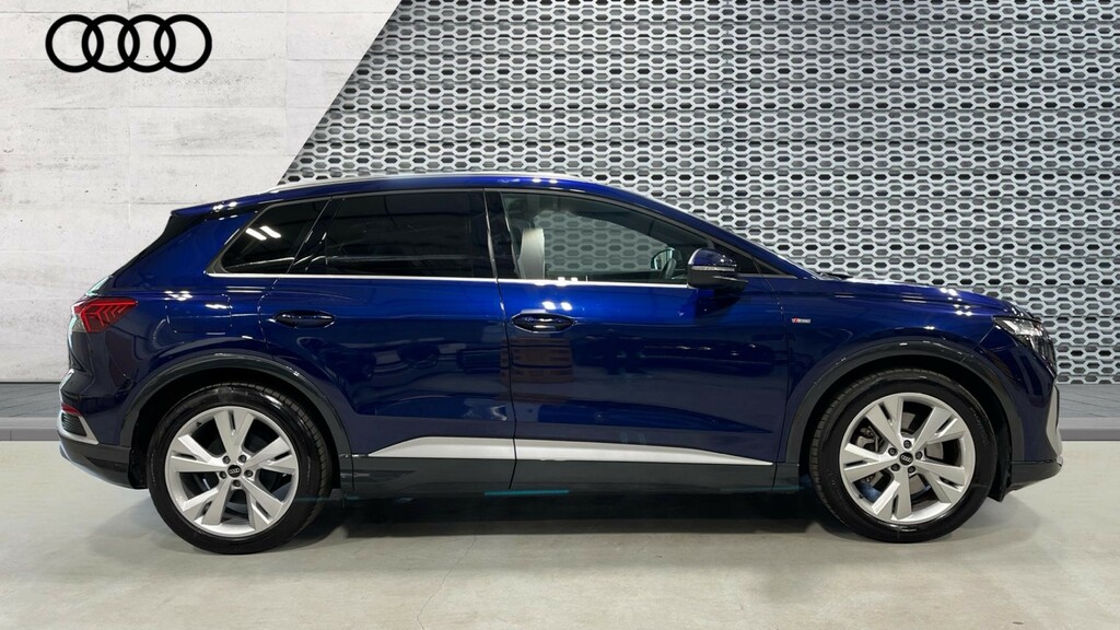 Audi Q4 E Tron Q4 210Kw 45 82Kwh S Line Leather KR75ZVG Blue #4