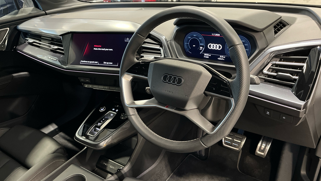 Audi Q4 E Tron Q4 210Kw 45 82Kwh S Line Leather KR75ZVG Blue #6