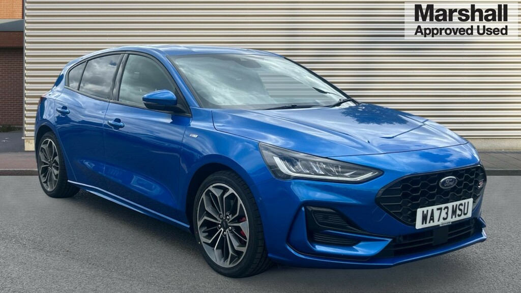 Ford Focus Focus 1.0 Ecoboost Hybrid Mhev 155 St-line X A Blue