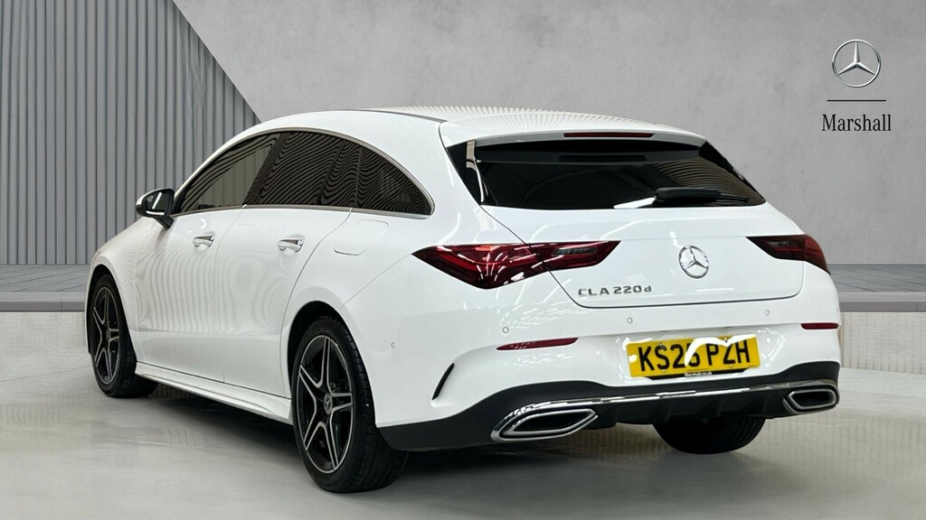 Mercedes-Benz CLA Class Cla 220D Amg Line Executive Tip KS25PZH White #2