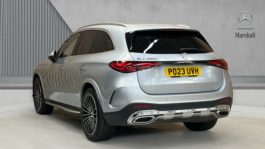Mercedes-Benz GLC Class Glc 300D 4Matic Amg Line Premium 9G-tronic PO23UVH Silver #2