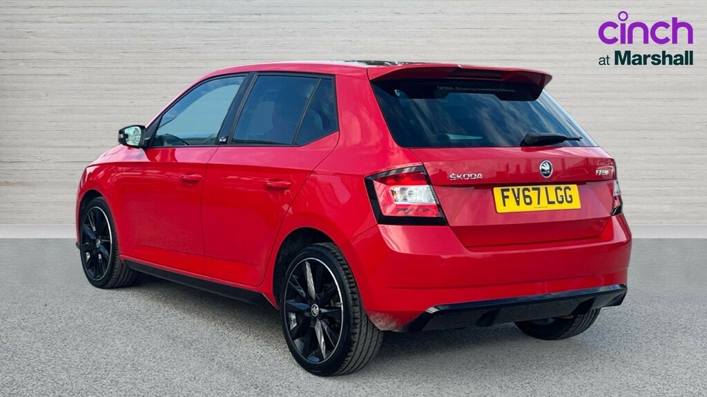 Skoda Fabia Fabia 1.0 Tsi 110 Monte Carlo FV67LGG Red #5