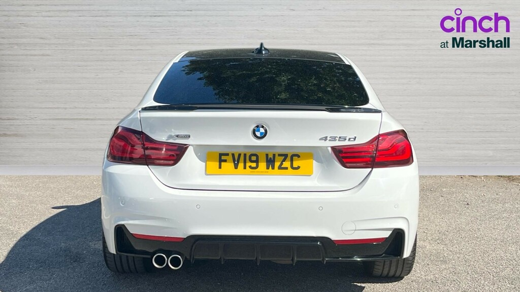 BMW 4 Series 4 Series 435D Xdrive M Sport Professiona FV19WZC White #4