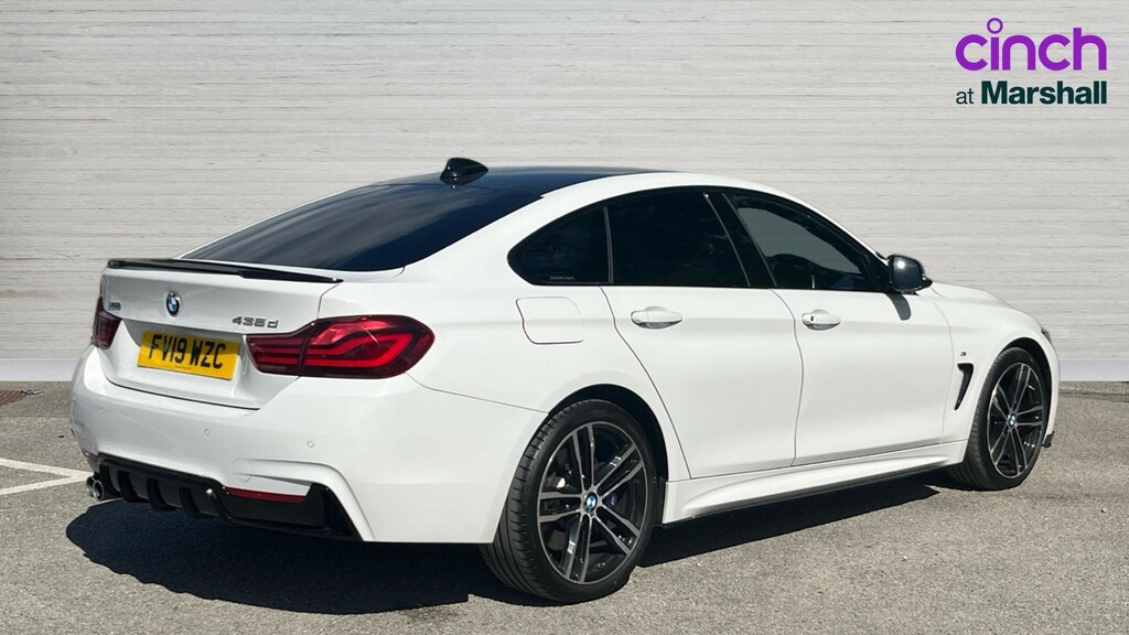 BMW 4 Series 4 Series 435D Xdrive M Sport Professiona FV19WZC White #3