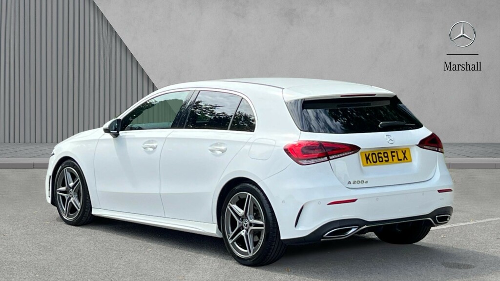 Mercedes-Benz A Class A Class A200d Amg Line Premium KO69FLX White #2