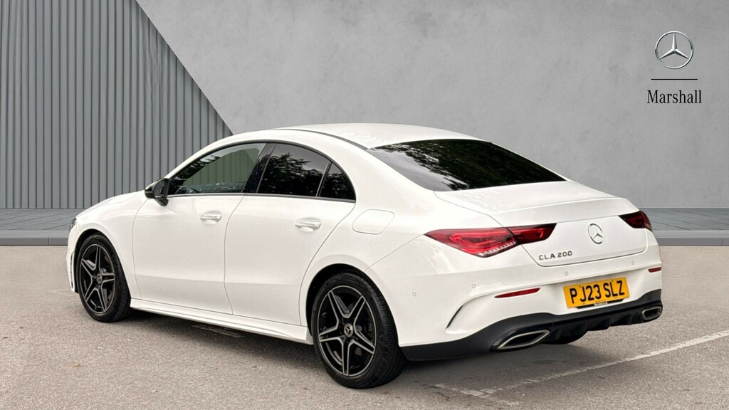 Mercedes-Benz CLA Class Cla 200 Amg Line Premium Tip PJ23SLZ White #2