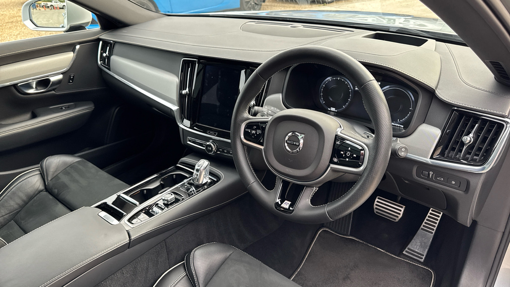 Volvo V90 V90 2.0 T8 390 Hybrid R Design Pro Awd Gtron Silver #4