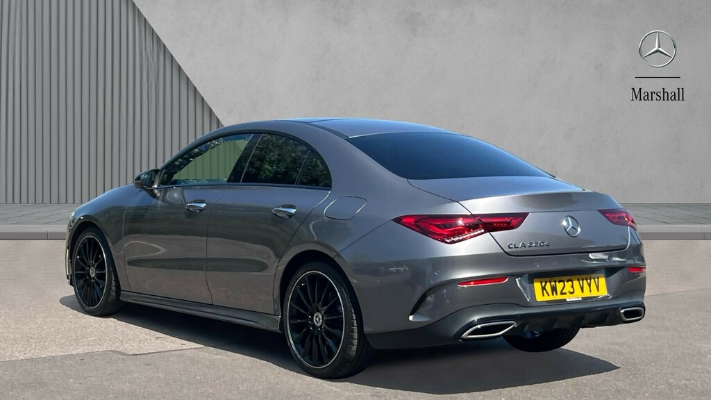 Mercedes-Benz CLA Class Cla 220D Amg Line Premium Night Ed Tip KW23VYV Grey #2