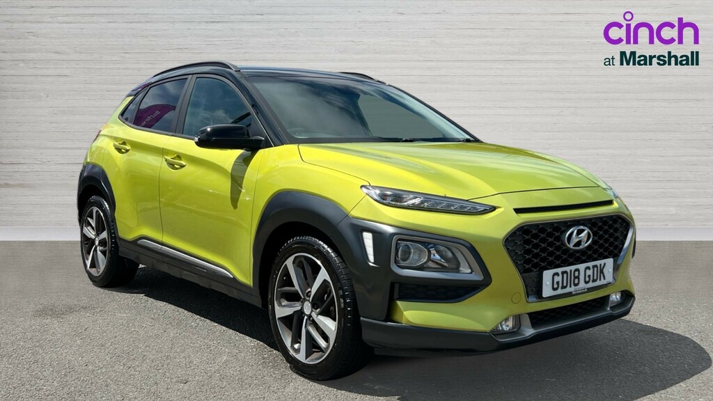 Hyundai Kona Kona 1.0T Gdi Blue Drive Premium GD18GDK Yellow