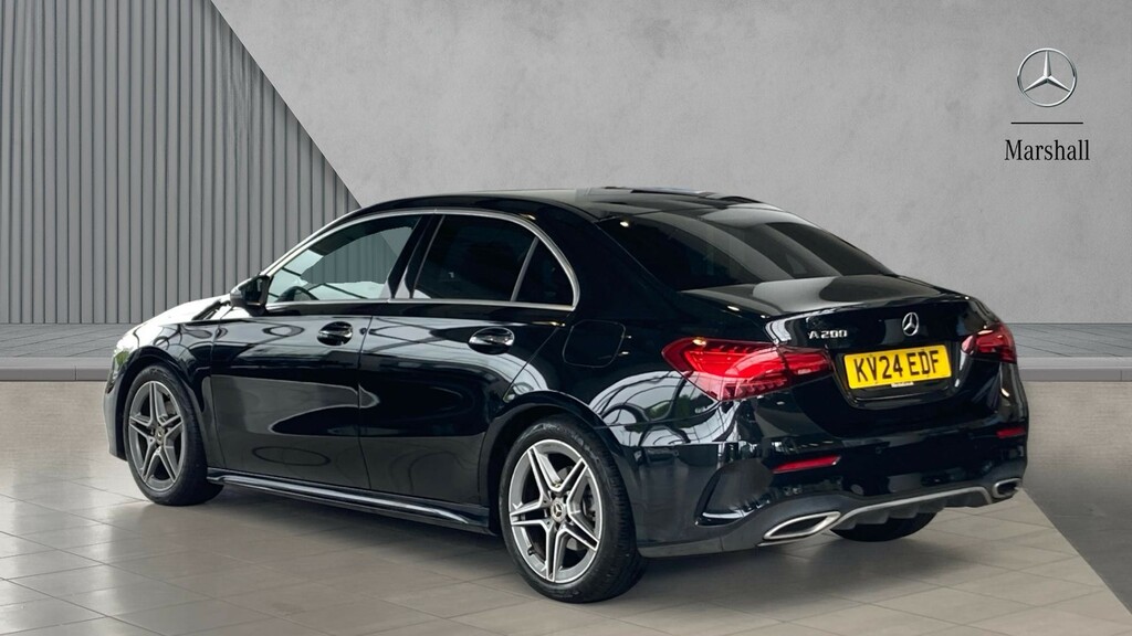 Mercedes-Benz A Class A Class A200 Amg Line Executive KV24EDF Black #2