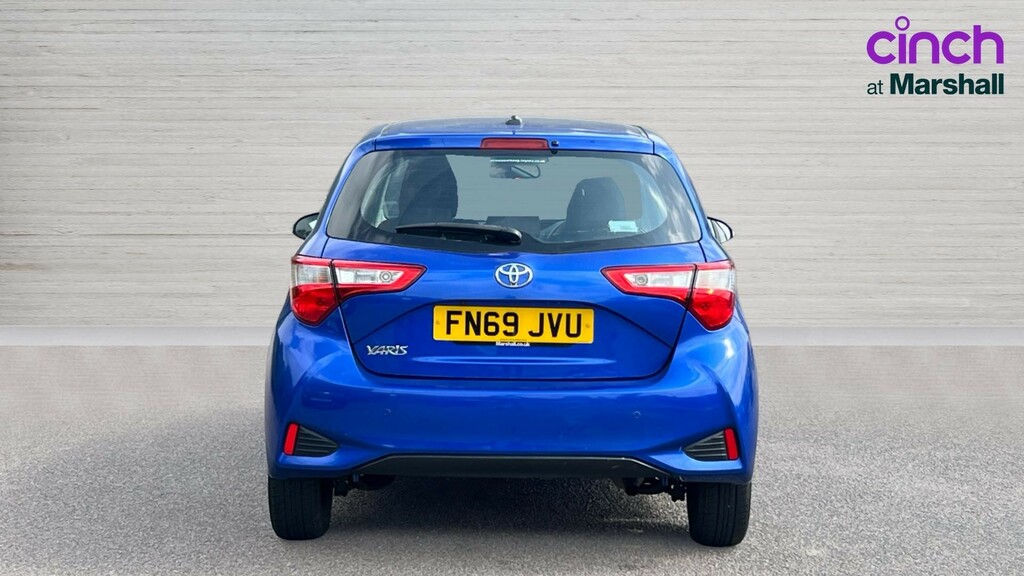 Toyota Yaris Yaris 1.5 Vvt-i Icon Tech Cvt FN69JVU Blue #4