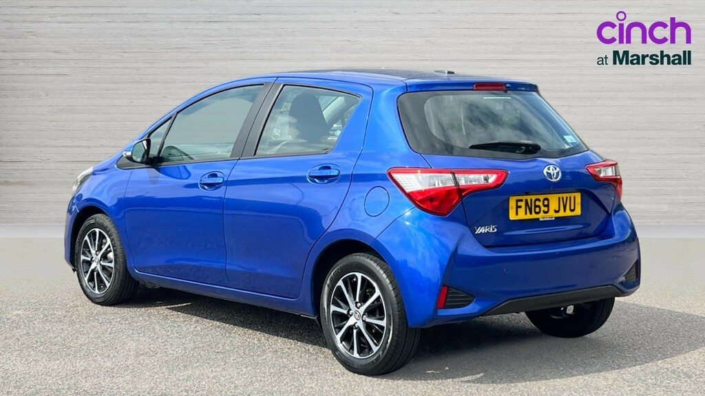 Toyota Yaris Yaris 1.5 Vvt-i Icon Tech Cvt FN69JVU Blue #5