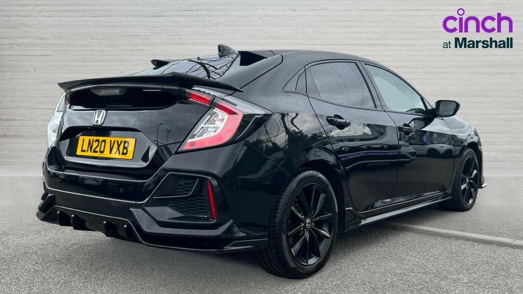 Honda Civic Civic 1.0 Vtec Turbo 126 Sport Line Ex Cvt Black #3