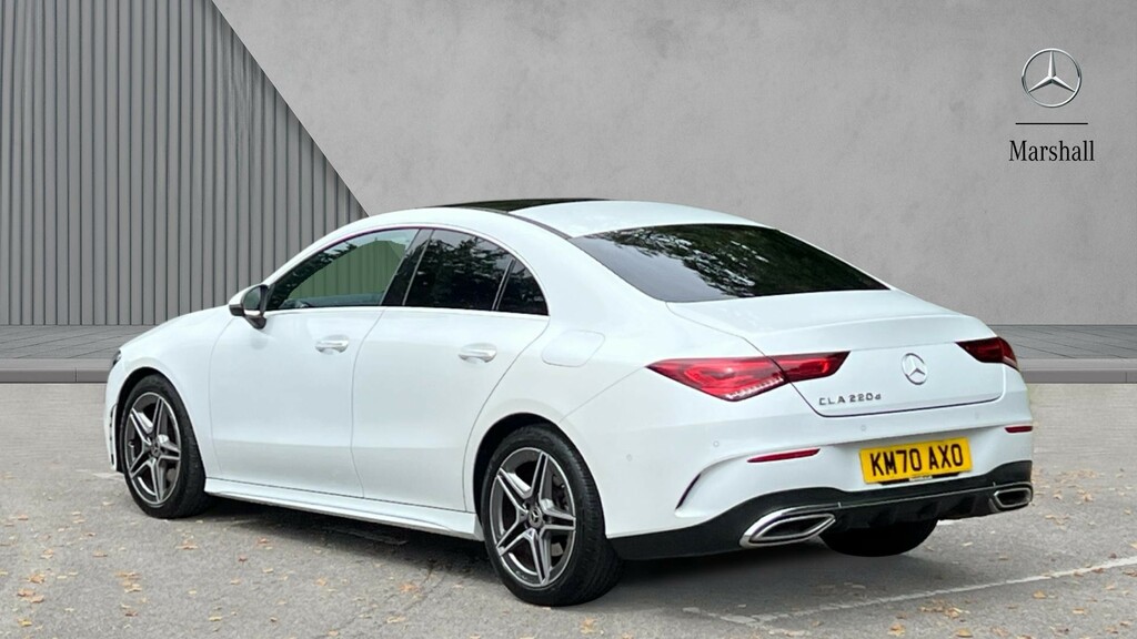 Mercedes-Benz CLA Class Cla 220D Amg Line Premium Plus Tip KM70AXO White #2