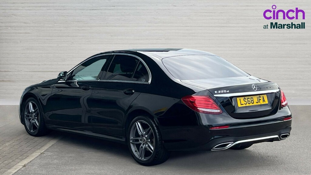 Mercedes-Benz E Class Mercedes-benz E Class Saloon E220d Amg Line LS68JFA Black #5