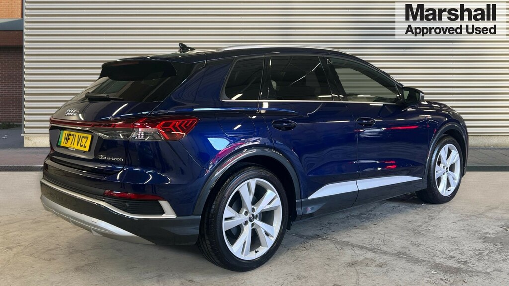Audi Q4 E Tron Q4 125Kw 35 55Kwh S Line HF71VCZ Blue #3