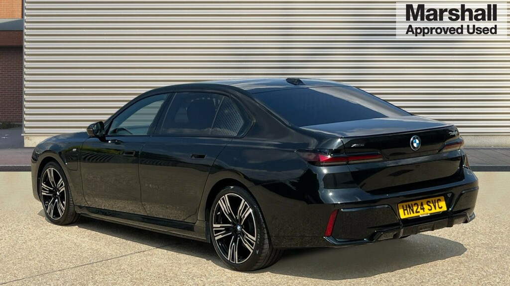 BMW 7 Series 7 Series 750E Xdrive M Sport Black #4