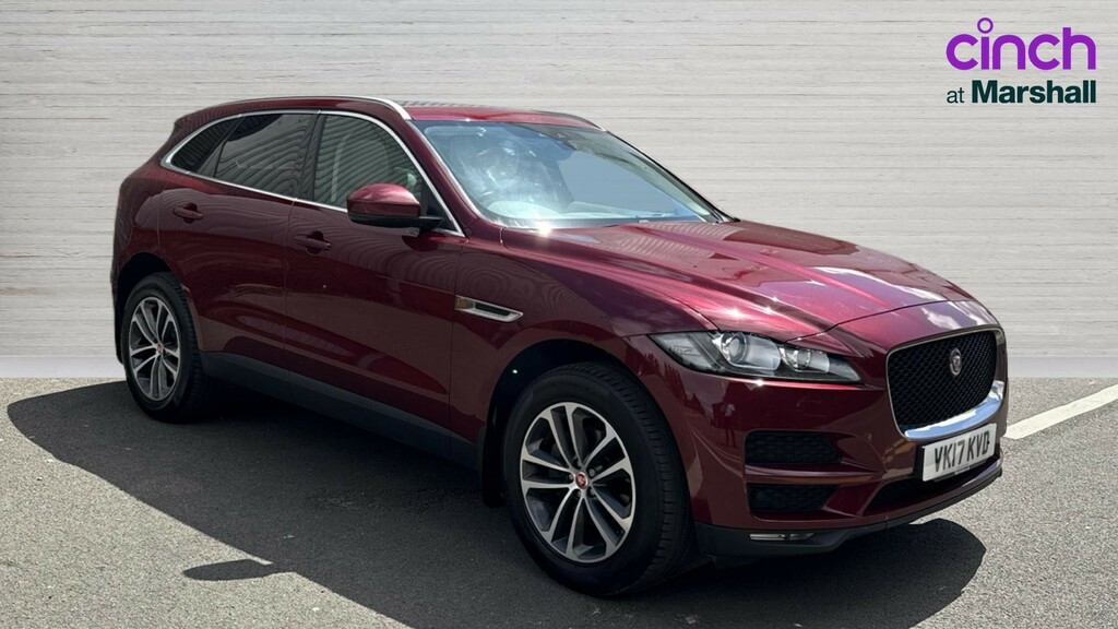 Jaguar F-Pace F-pace 2.0D Portfolio Awd VK17KVD Red