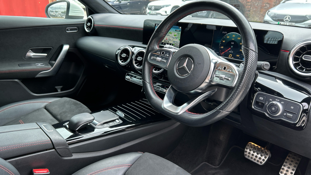 Mercedes-Benz A Class A Class A200d Amg Line KT69OJA White #3