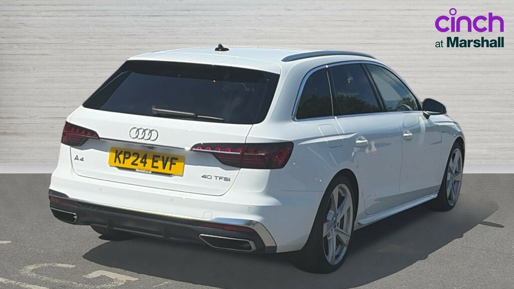 Audi A4 Avant A4 40 Tfsi 204 S Line S Tronic KP24EVF White #3