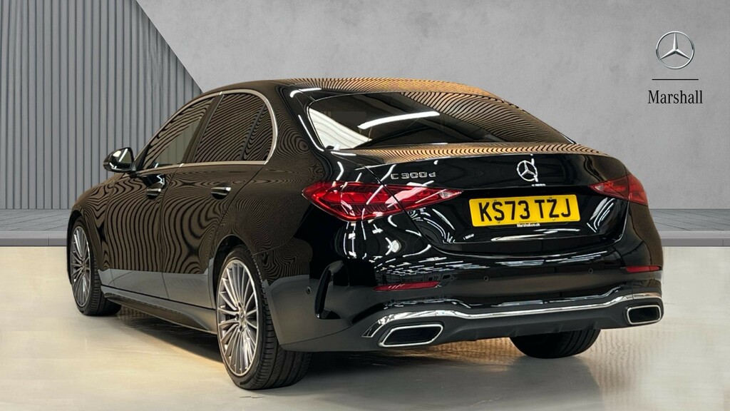 Mercedes-Benz C Class C Class C300d Amg Line Premium 9G-tronic Black #2