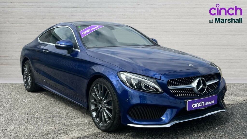 Mercedes-Benz C Class C Class C200 Amg Line Premium 9G-tronic Blue
