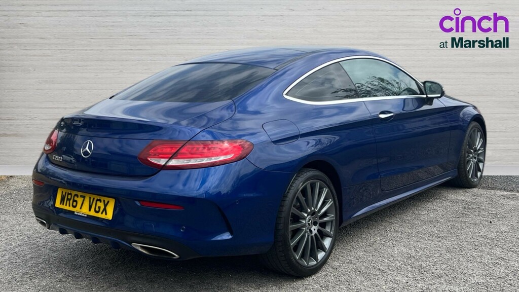 Mercedes-Benz C Class C Class C200 Amg Line Premium 9G-tronic WR67VGX Blue #3