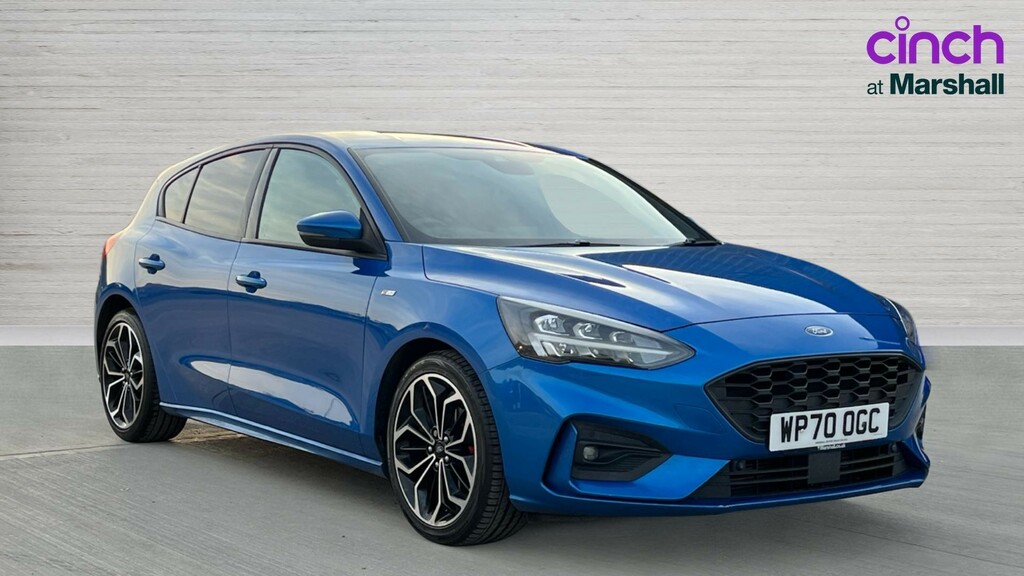Ford Focus Focus 1.0 Ecoboost Hybrid Mhev 155 St-line X Editi Blue