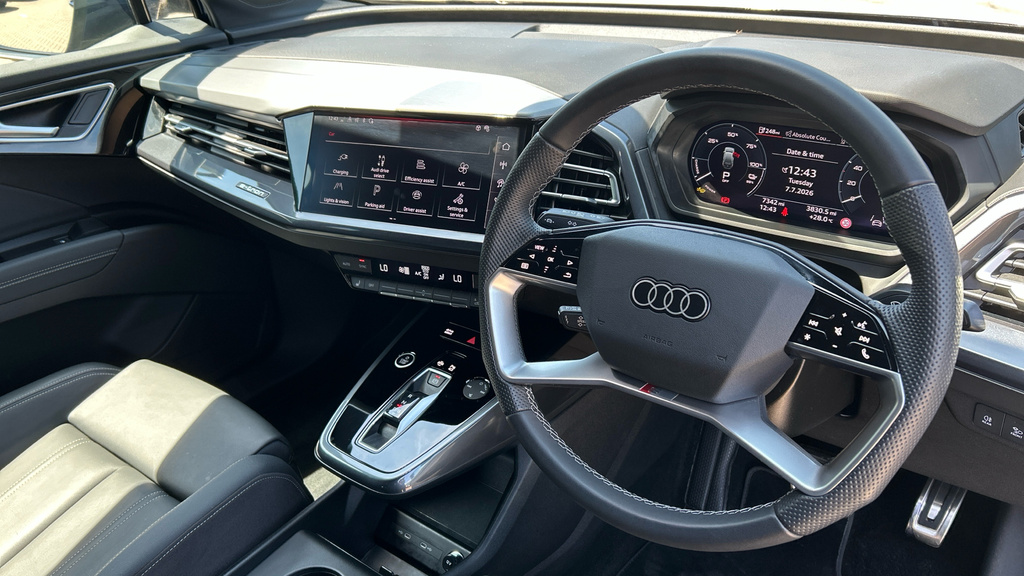 Audi Q4 E Tron Q4 210Kw 45 Quattro 82Kwh S Line Leather RK75EJD Blue #6