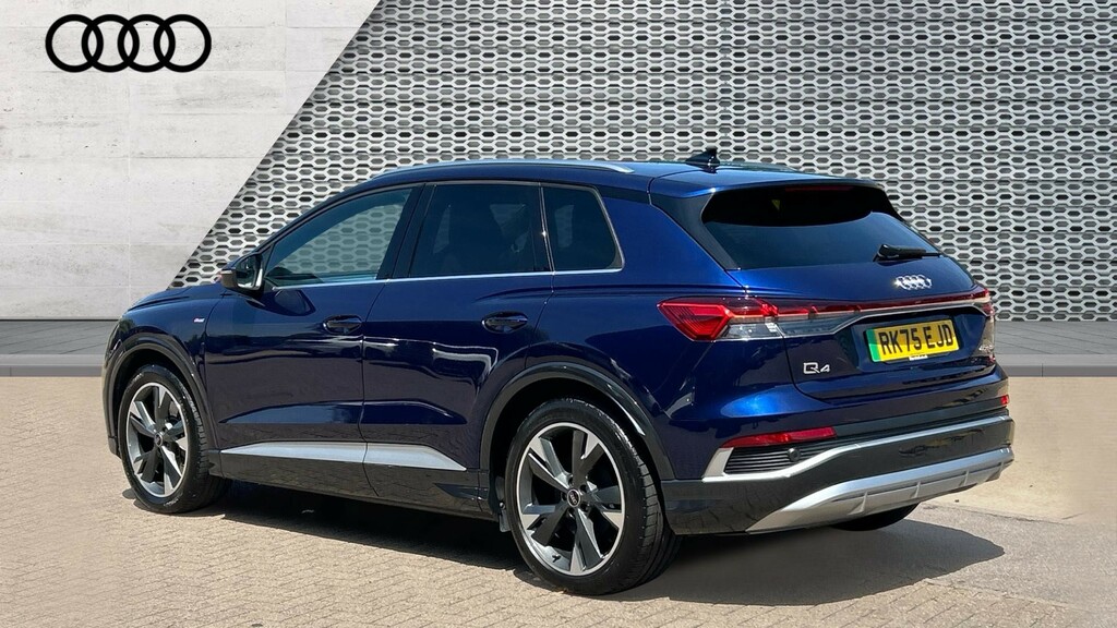 Audi Q4 E Tron Q4 210Kw 45 Quattro 82Kwh S Line Leather RK75EJD Blue #3