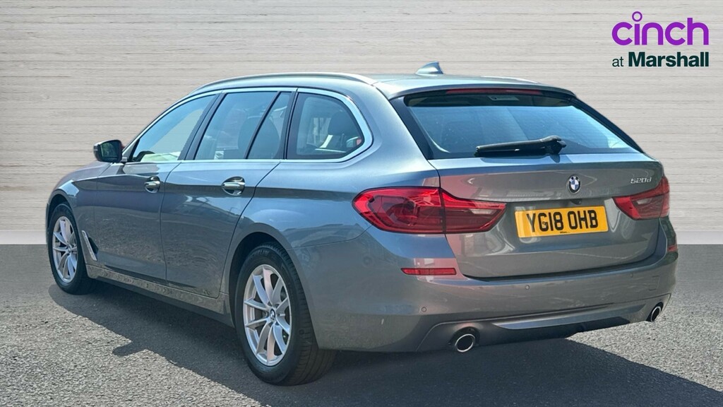 BMW 5 Series 5 Series 520D Se YG18OHB Blue #5