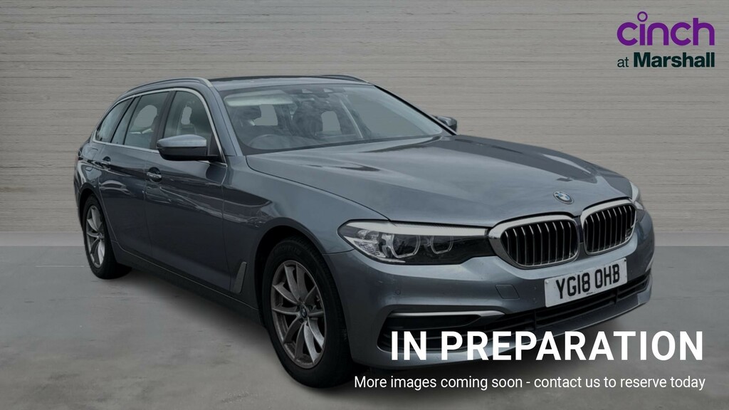 BMW 5 Series 2.0 520D M Sport Touring Euro 6 Ss Blue #1
