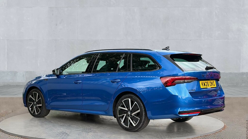 Skoda Octavia Skoda Octavia Estate 1.5 Tsi 150 E-tec Sportline 5 Blue #3