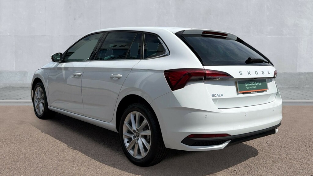 Skoda Scala Skoda Scala Hatchback 1.0 Tsi 116 Se L Edition White #3